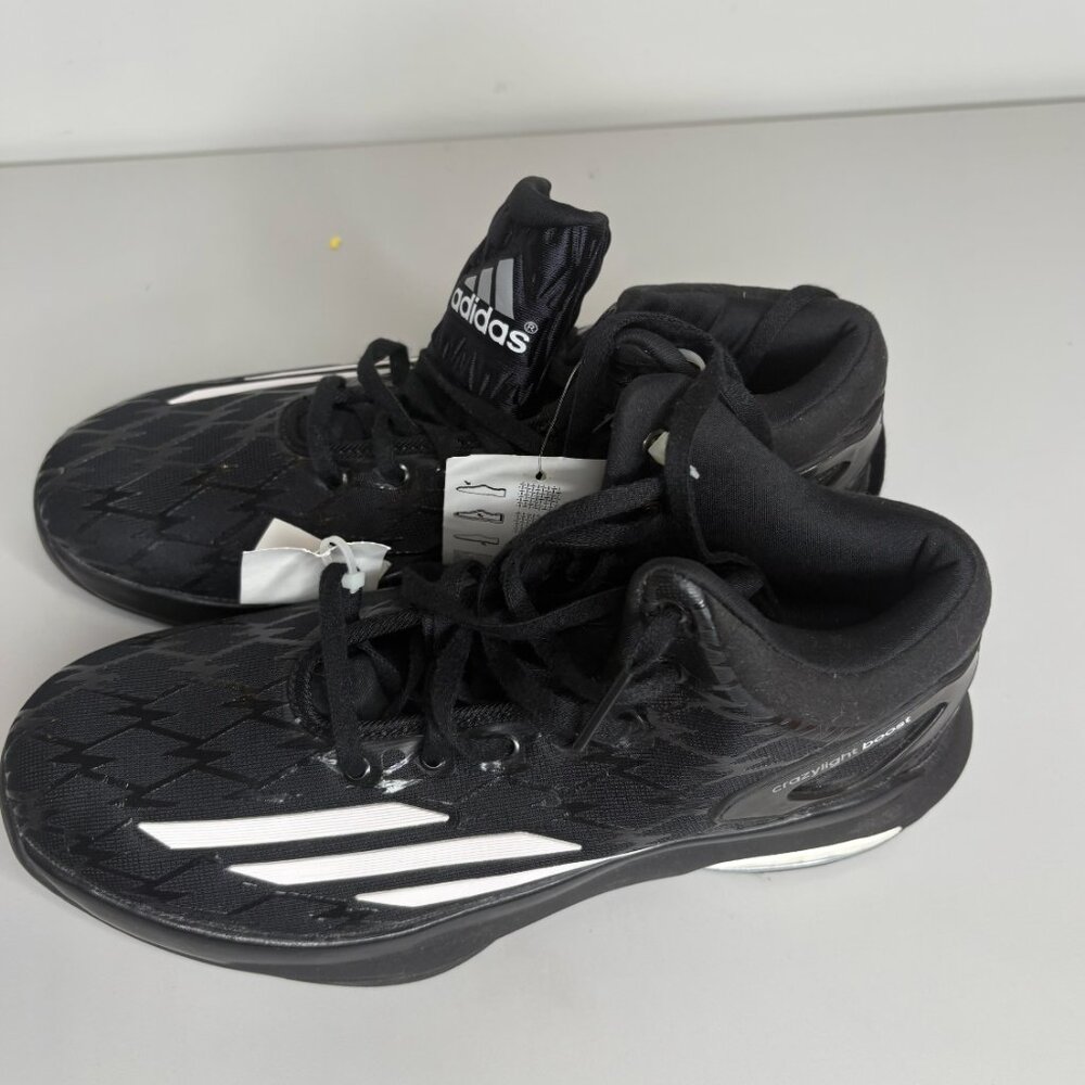 NEW - ADIDAS Mens Basketball Shoes "Crazylight Boost" Black